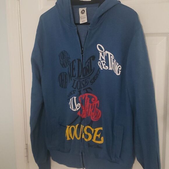 Mens Small Disney Hoodie Zip Up - Picture 2 of 5